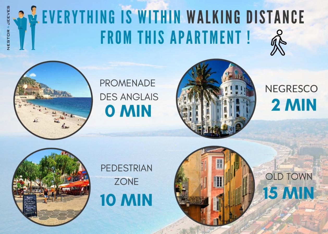 Nestor&jeeves - Blue Promenade - Sea Front - - Luxe Appartamento Nizza